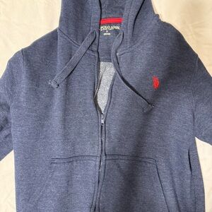 Polo Assn Navy Blue Hoodie